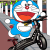 Doraemon on Scooter