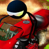Scooter Games: Stickman Ride - Ride with your scooter or motorbike over the hills and as you try to stay balanced without tipping over, jump high, collect all the coins to get more points and try to complete all the 10 levels. You have 10 lives left at the beginning of the game. You start just with a scooter. Unlock new bikes like chopper or sporty motorbike to be allowed to go faster. Use your arrow keys to drive and balance your motorbike. Try to make the highest score and become the number one stickman motorbike rider!