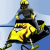 Scooter Games: Skidoo TT - Skidoo TT is a cool snowmobile racing game online. Choose to race all 3 tracks in Arcade Mode or a track at a time in Time Trial. Complete all three tracks in the fastest time possible. Race around the track. Shoot snow missiles and get speed boost to fly off the ramps. Drive your snow scooter with the arrow keys, shoot the snow with your spacebar. Be careful as the icy terrain is very slippery! Boxes and patches of ice help to remember what the upcoming track looks like. Put your driving skills at test with this amazing winter sports game!
